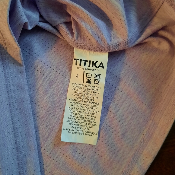 Titika Active Couture High Neck Tank, Size 4, Lavender - Picture 7 of 9